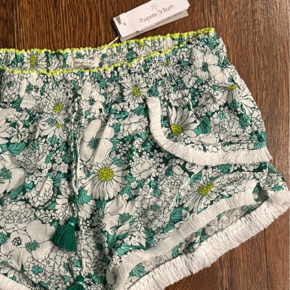 Poupette St Barth Boxer Lulu 
Size M Green/White - Picture 2 of 5